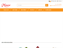 Tablet Screenshot of mimosa.com.vn